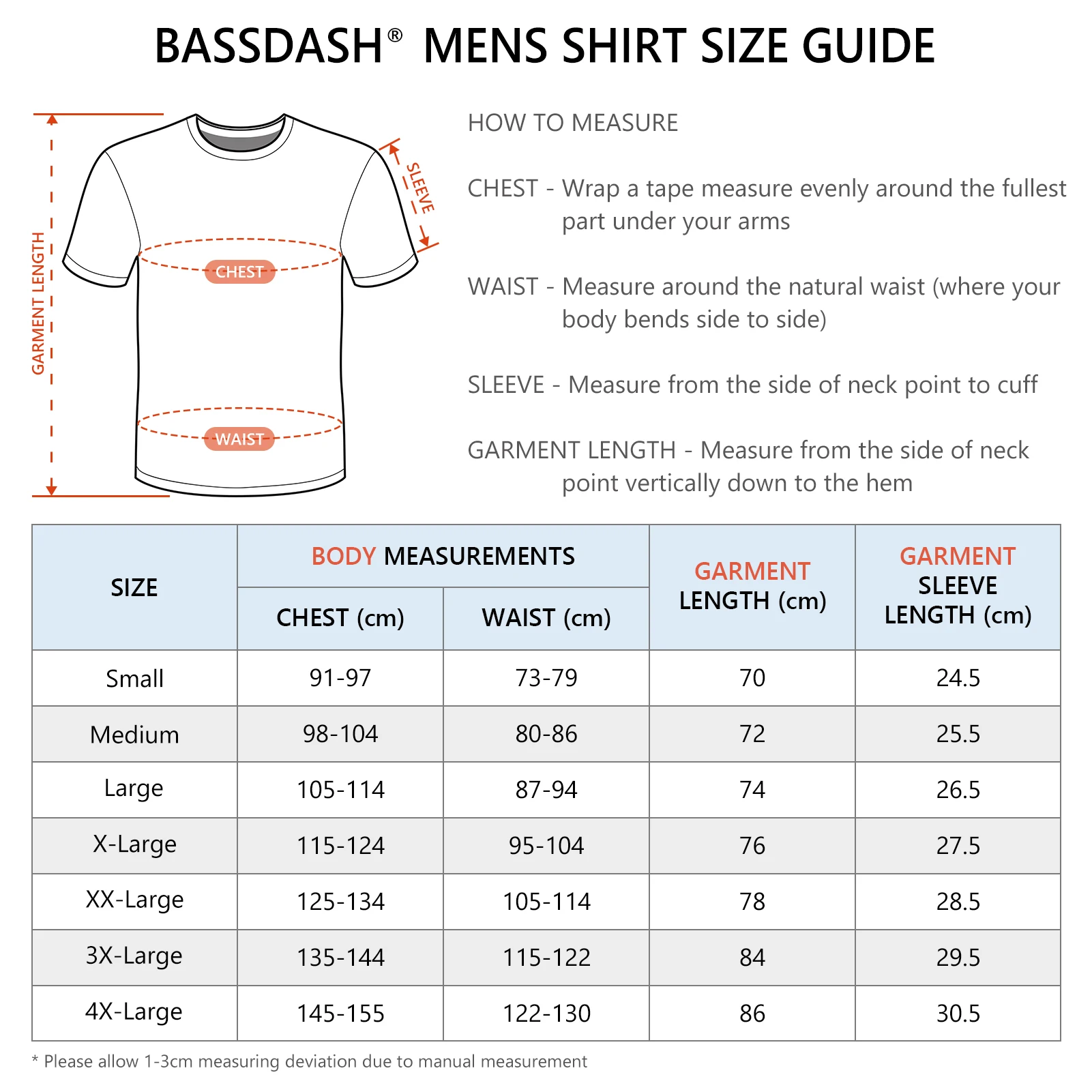 Bassdash Men’s UPF 50+ Sun Protection Fishing Shirt Short Sleeve UV T-Shirt