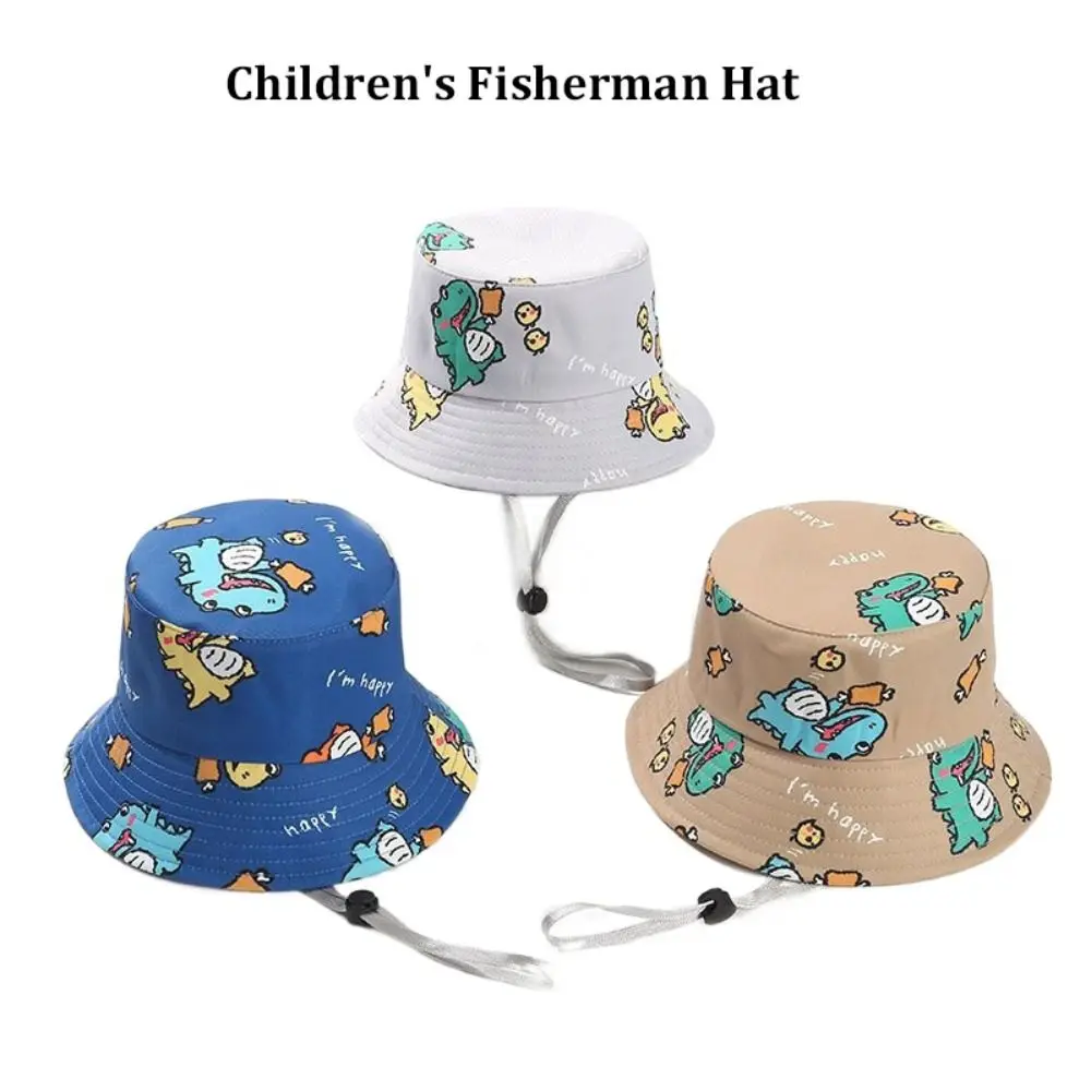 

Cute Sun Shading Fisherman Hat UV Protection Breathable Baby Sun Hat Cartoon Versatile Children's Cap