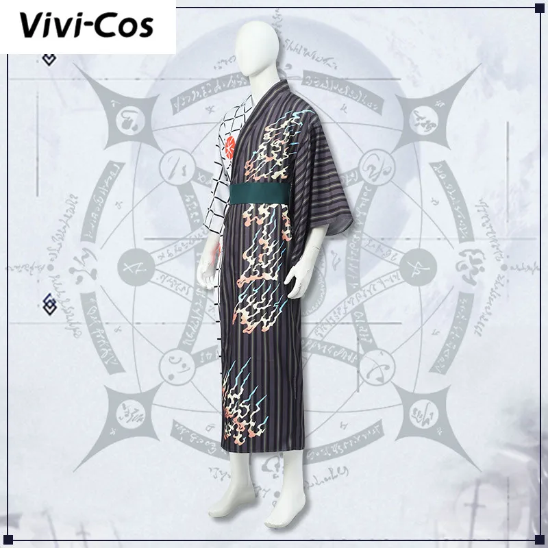 Vivi-Cos Game Fate/Grand Order Ashiya Douman Cool Handsome Cosplay Men's Costume Role Play Suit Carnival Halloween New S-3XL