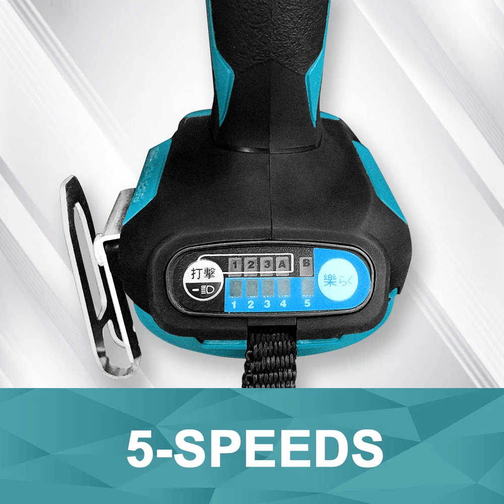 Imagem -04 - Patuopro Cordless Chave de Fenda Elétrica 14 Brushless Impact Driver Recarregável Ferramentas Elétricas para Makita 18v Bateria 2800rpm