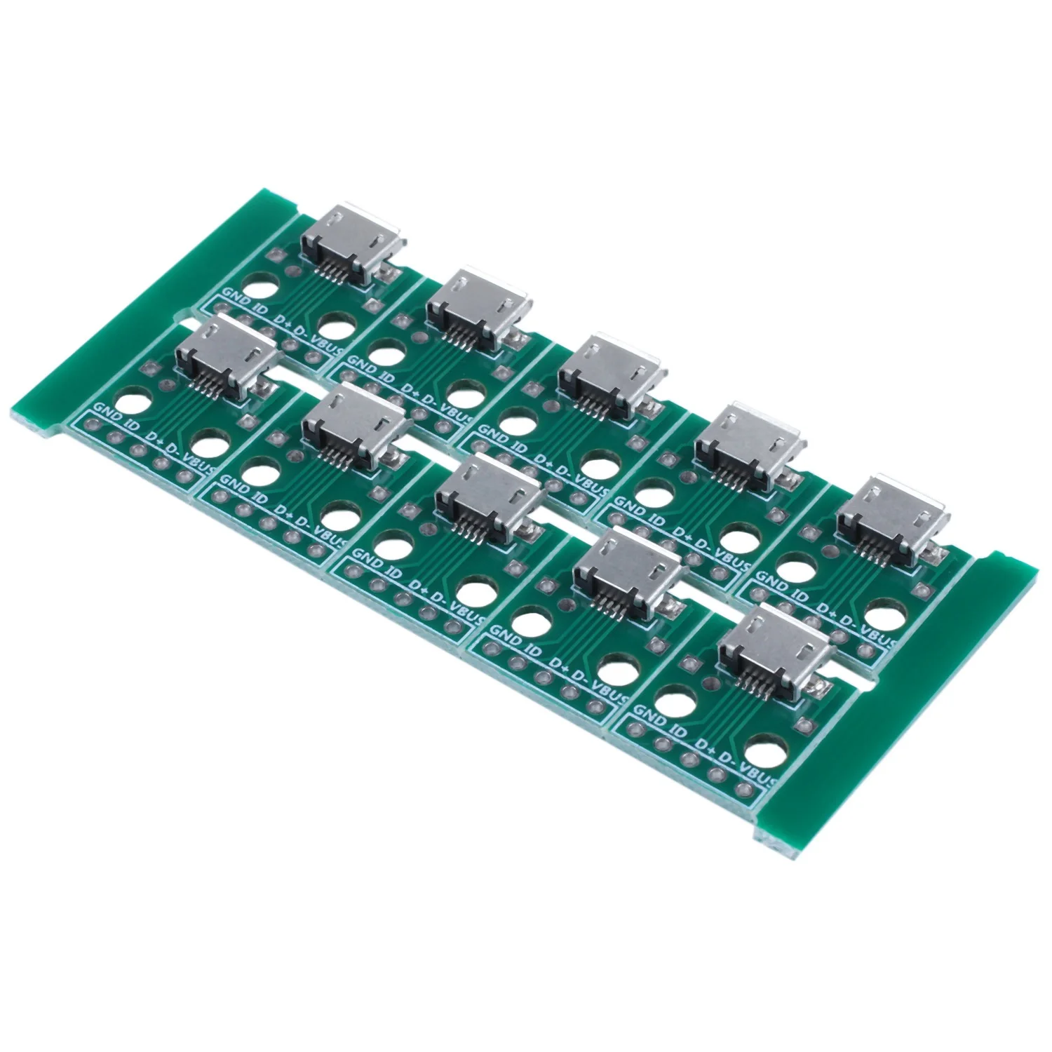 Летняя распродажа, 10 шт., адаптер Micro-Usb к Dip, 5-контактный гнездовой разъем, преобразователь печатной платы типа B