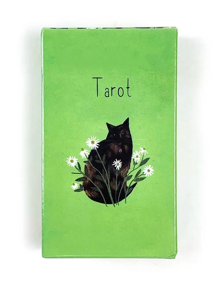 Nouvelles cartes de tarot Oracle chat mignon, jeu de cartes de divertissement et de loisirs, jeu de société de divination pour rassemblements familiaux, collection