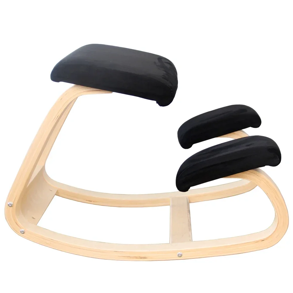 Ergonomic Kneeling Chair Stool Furniture Rocking Wooden Computer Posture Chairs Correct Posture Anti-Myopia Chair