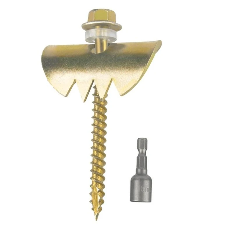 50xReusable Fence Wire Fenceing Quick Installation Wire Fixer Fence Staple