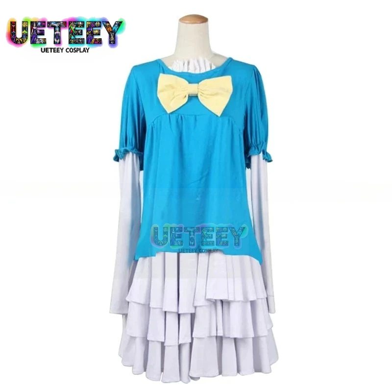 

UETEEY HeartCatch PreCure! HeartCatch Pretty Cure! Тканевый костюм для косплея Cure Marine Erika Kurumi на заказ любого размера