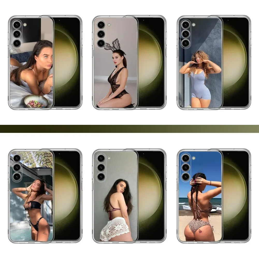 Sexy L-Lanas R-Rhoades Phone Case For Samsung Galaxy A71,70,52,40,51,31,A50,21S,30S,Note20,Transparent ,Cover