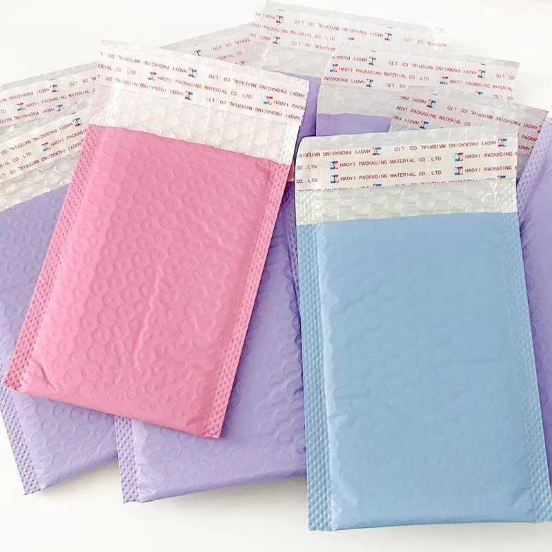 [ Courier ] Shockproof ins Macaron Packing Bubble Goo Holder Small Card Protection Material Bag