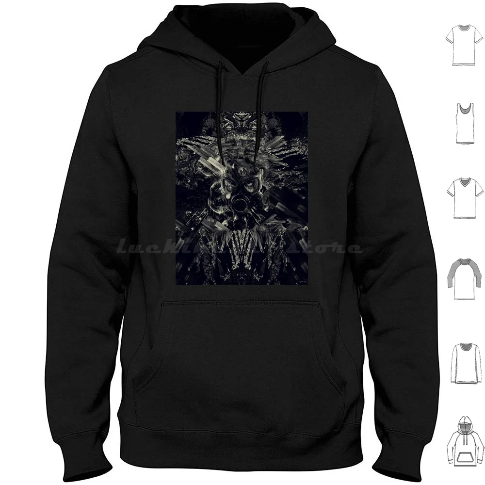 Sudadera con capucha abstracta de manga larga, Metro Last Light Exodus, 2033, 2034, 2035, Syanart