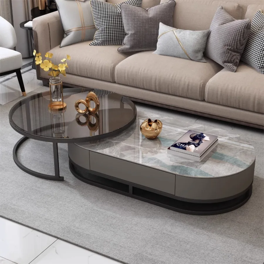 

Unique Coffee Table Modern Sofa Metal Elipse Home Coffee Table Plmodern Topper Retro Set Nordic Glass Italian Mesinha Home Decor