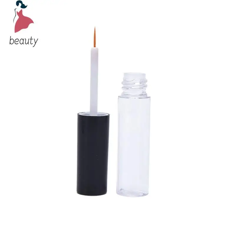 Tubo Transparente de delineador de ojos líquido vacío, botella de pegamento para pestañas postizas, contenedor de delineador de ojos, tubo de maquillaje, 8ml