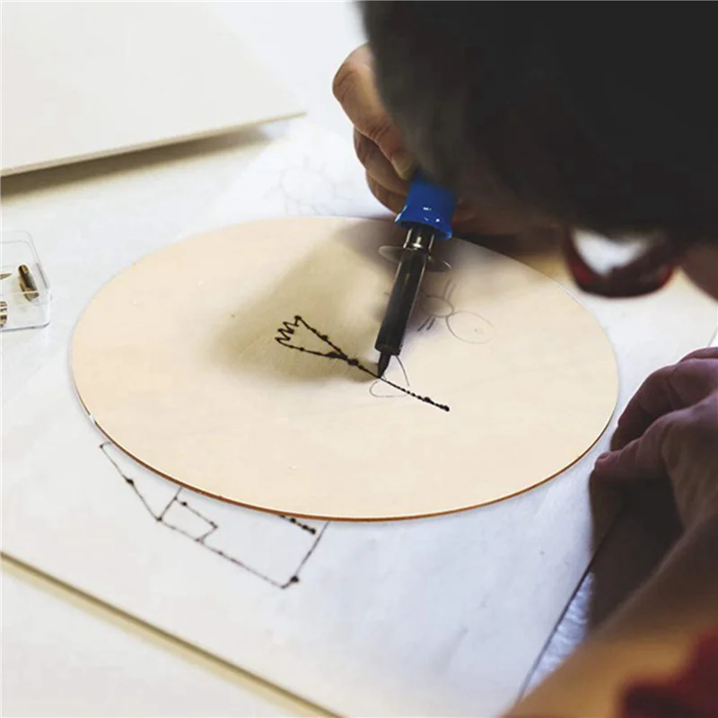 DELAM-30PCS pièces en bois naturel tranche ronde disques en bois inachevés pour artisanat centres de table bricolage ornements de noël 4 pouces