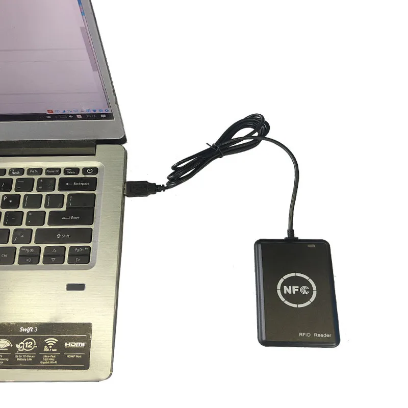 قارئ بطاقات NFC وحدة قراءة بطاقة البروتوكول الكامل 13.56 ميجا هرتز 15693 قارئ البطاقات