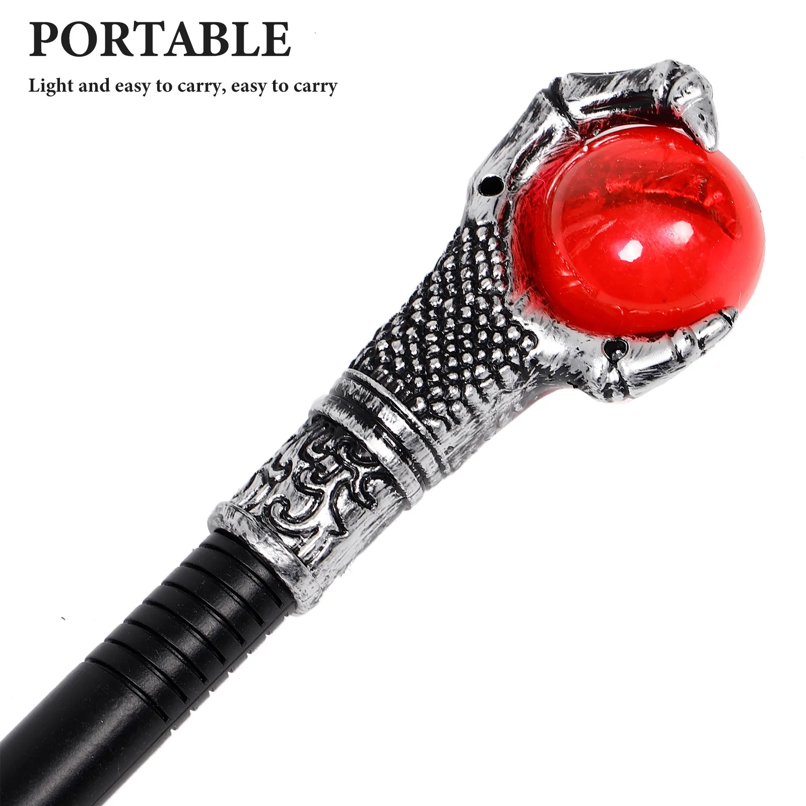 Costume Cane Prop For Halloween Party Role Play Stage Performance Kids Dress Up Event Decor Accessory Lightweight Cosplay