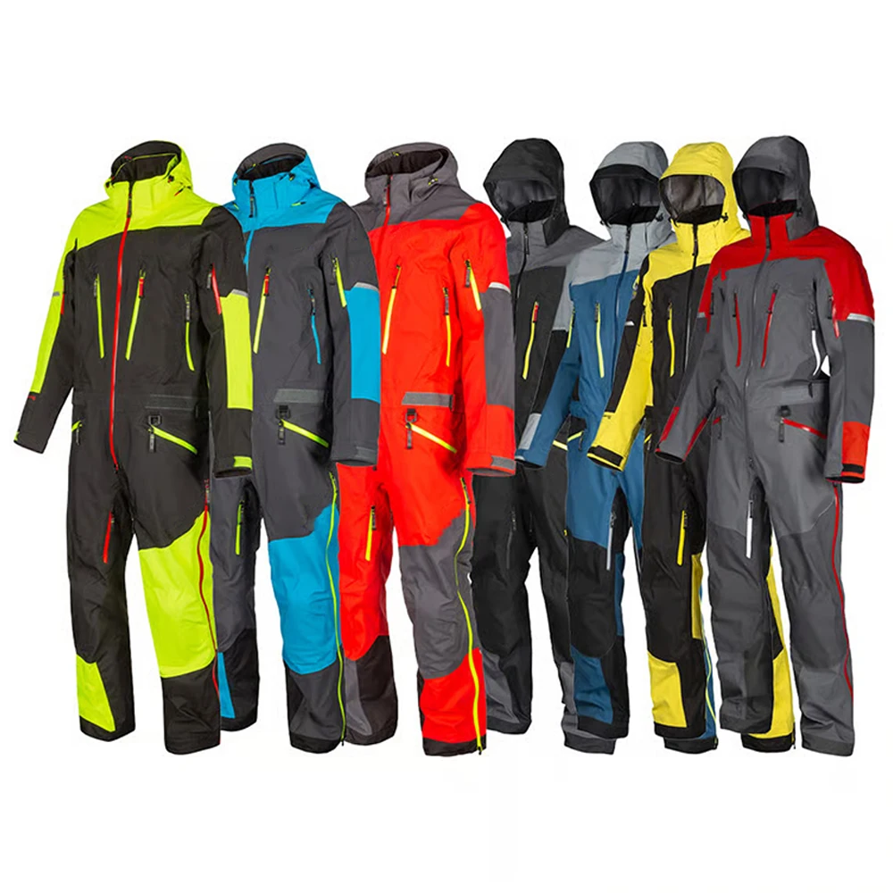 

Custom Manufacturer One Pieces Windproof Ski Suit Waterproof Hooded Snowboard Jumpsuit Women Ski Suit Warm Snow Insulated Jacket