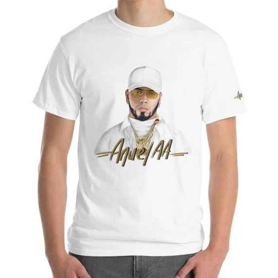 Camiseta gráfica de manga corta para hombre, ropa de calle Unisex, rapero Anuel Aa Real Hasta La Muerte, Hip Hop