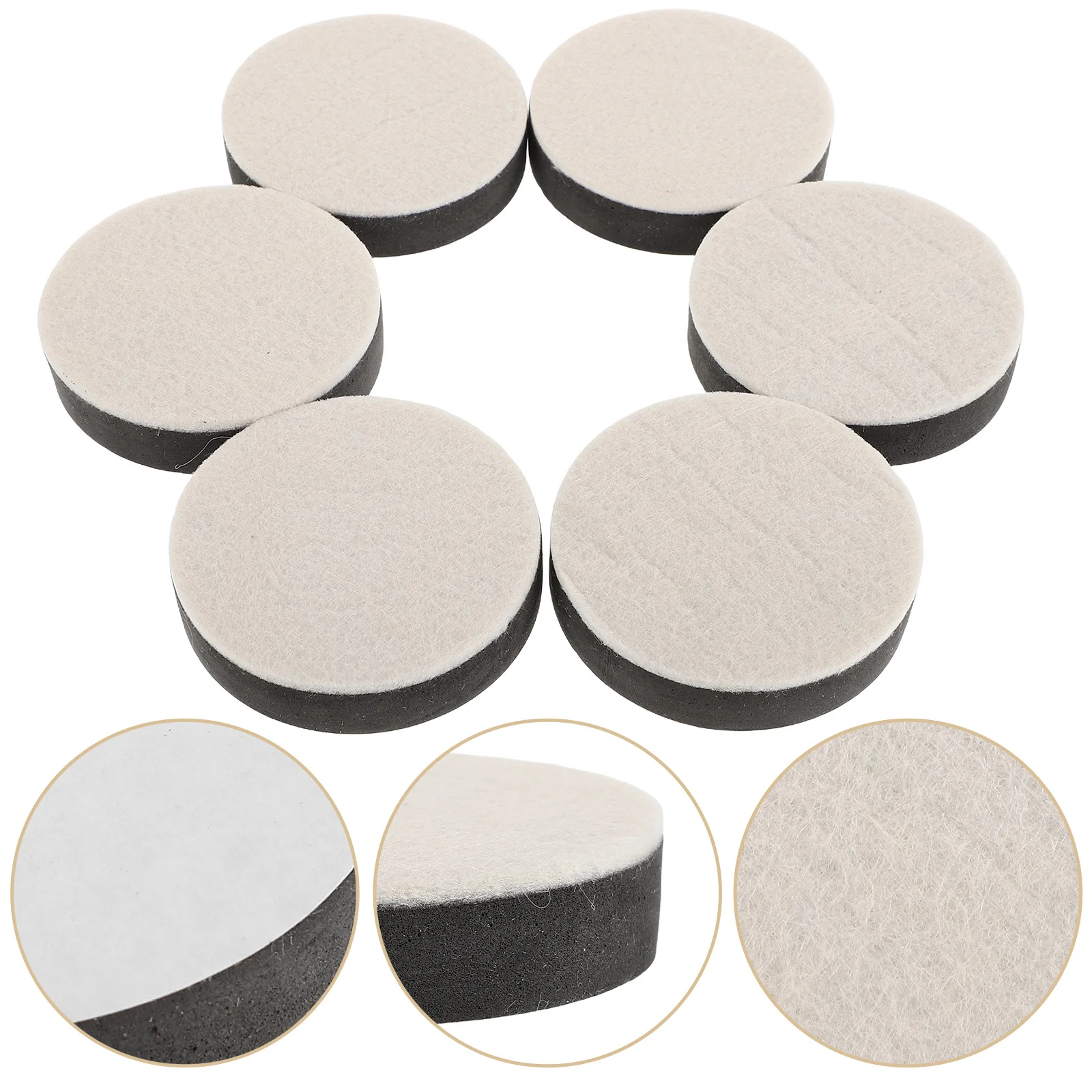 

10Pcs Round Felt Pads Furniture Feet Protectors Table Leg Protection Chair Bed Feet Anti Scratch Noise Reducing Furniture Risers