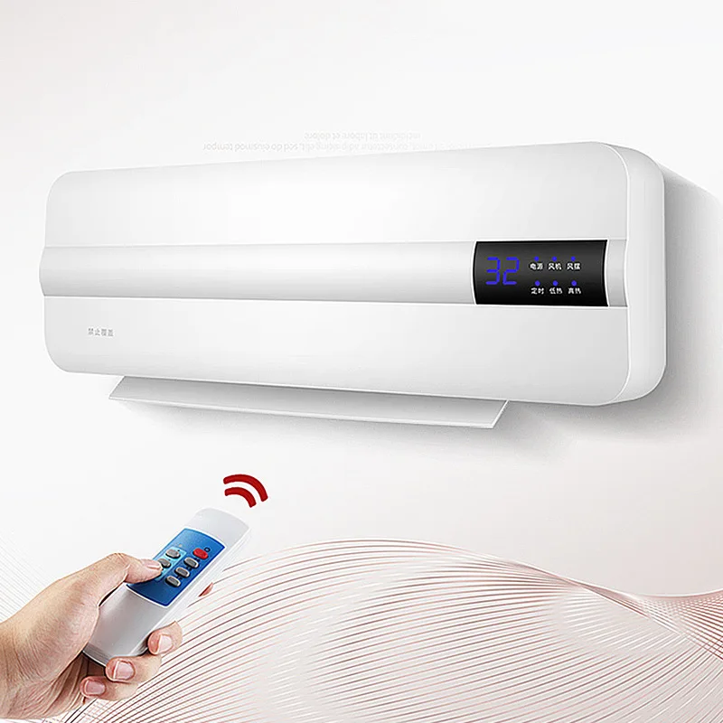 Household Wall-mounted Electric Heater Energy Saving Heater Household Bathroom Air-conditioning Heating Fan Machine
