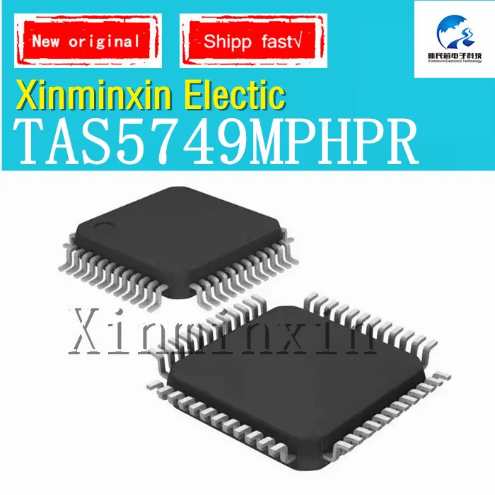 1 buah/lot Chip TAS5749M QFP-48 IC Chip 100% baru asli dalam stok