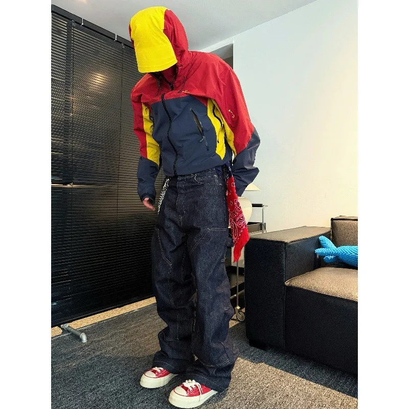 

Classic Original Jeans Double Knee RO Long Pants Hard ape Classic Original Maed Heavyweight Loose Straight Leg Jeans