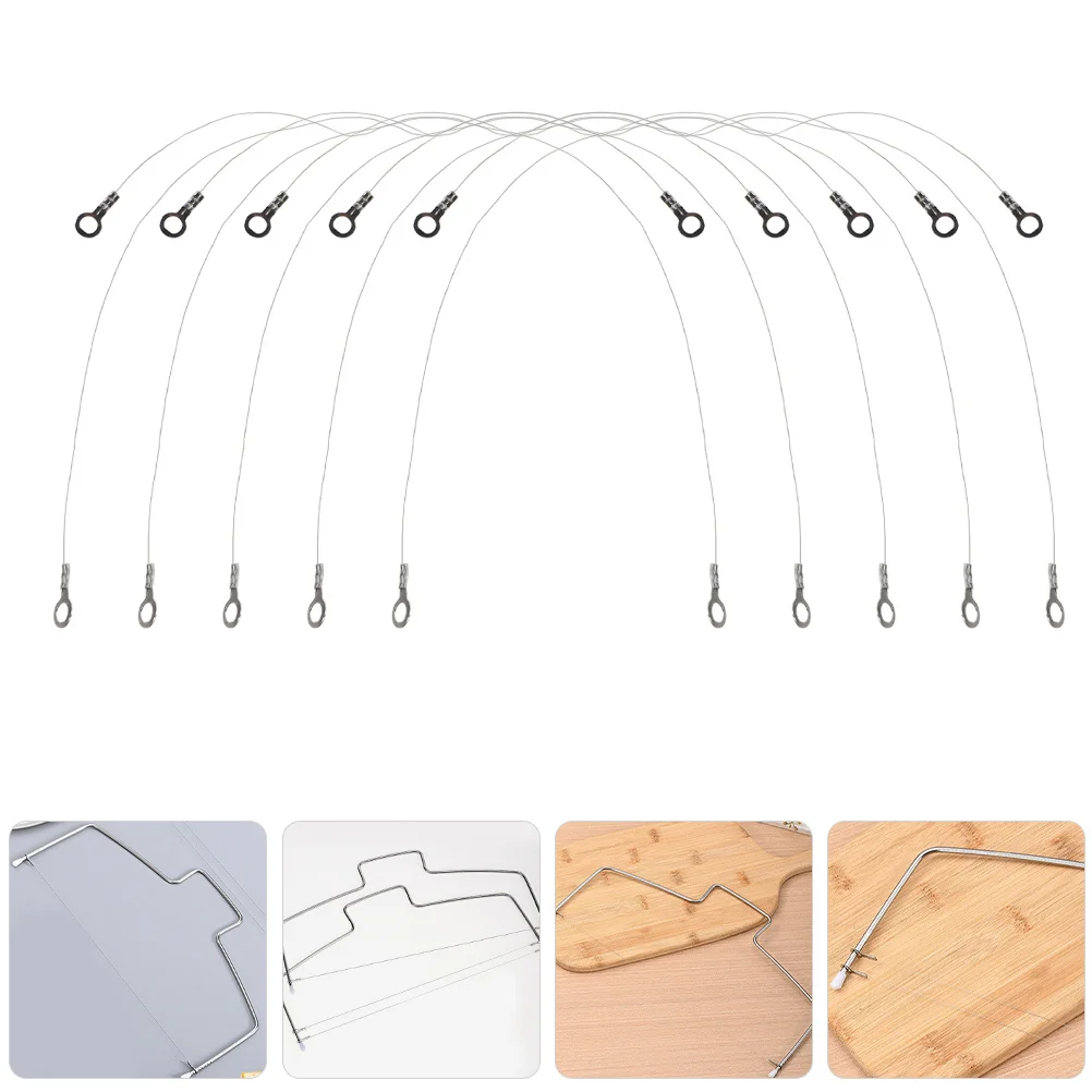 

10Pcs Cheese Wire Replacement Stainless Steel Cake Cutting Wire Slicer Baking Tool Cake Leveler Cutter Accessories
