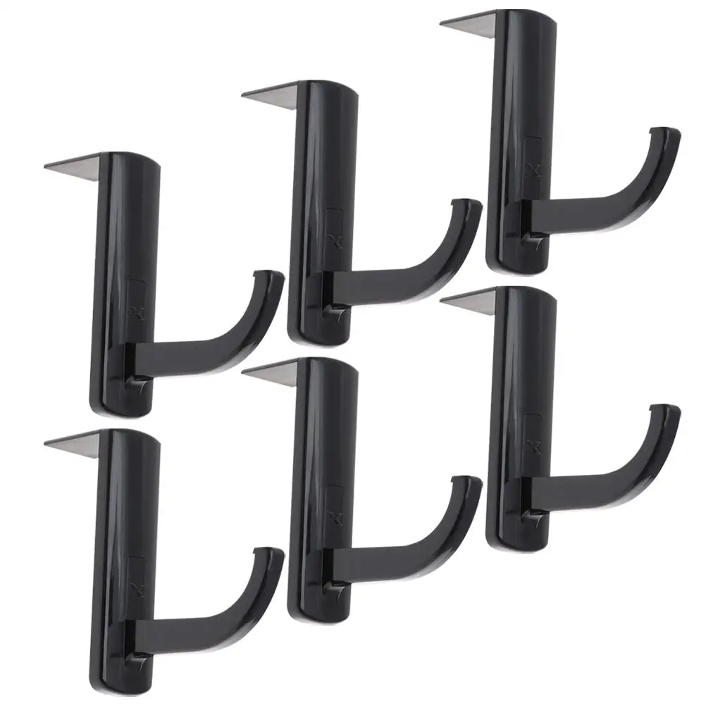 6 Pcs Internet Cafe Headphone Stand Hanger Holder Earphone Display Rack Gaming Headset Plastic