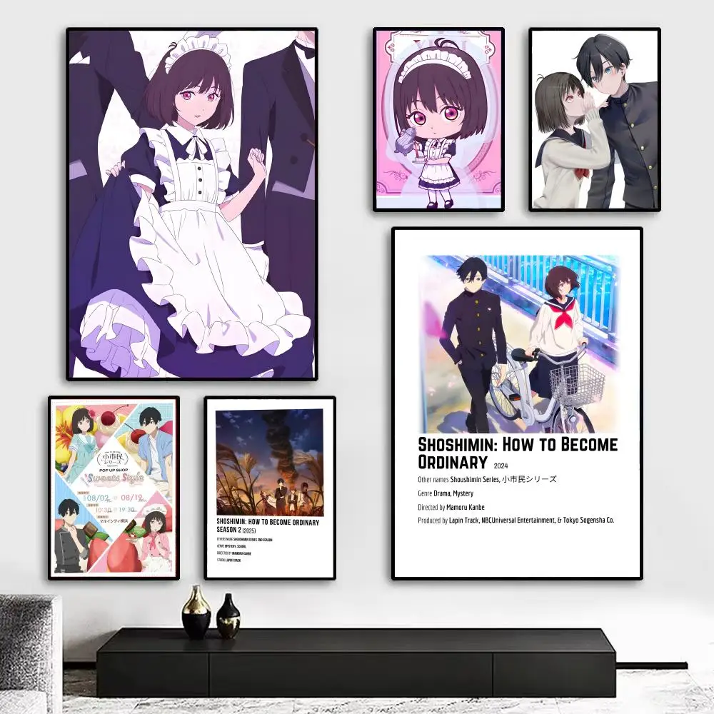 Anime S-Shoshimin Series Poster Art print wall decor ideal for living room, bedroom, bar, parlor, and home gifting