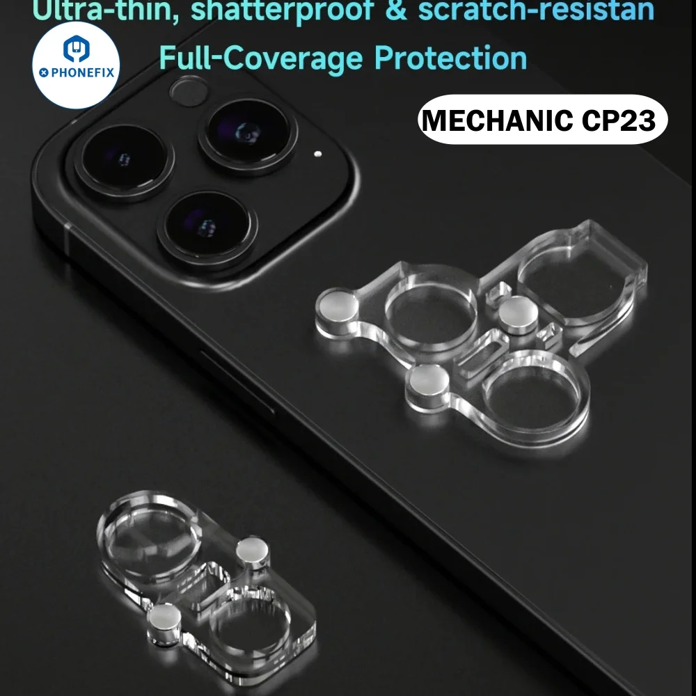 MECHANIC CP23 Magnetic Blue Light Lens Protector Anti-Dust Cover for iPhone 12-16Promax Repair Soldering Phone Camera Protection