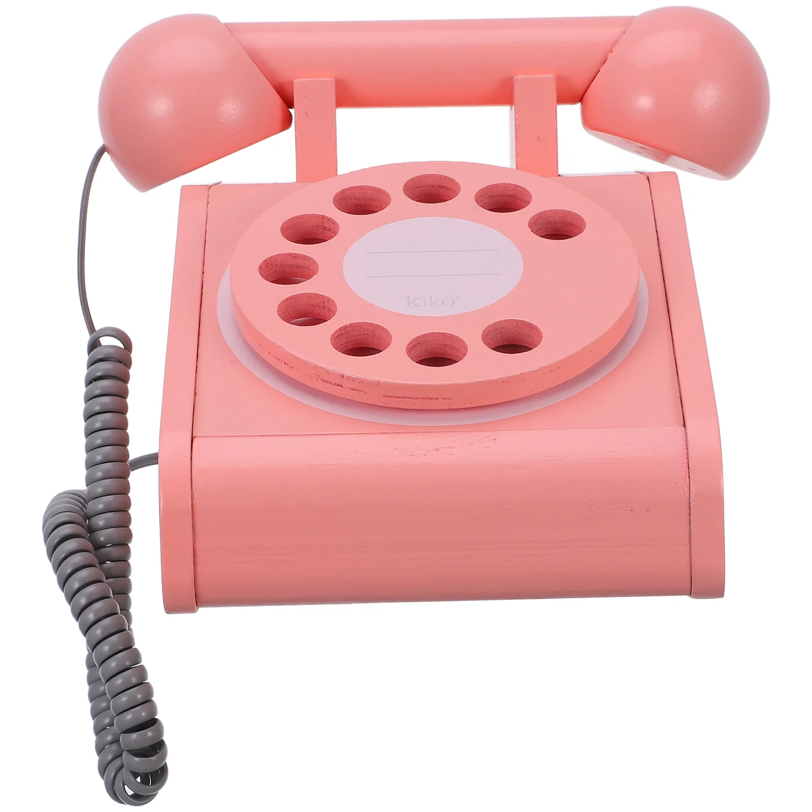 Simulation Turntable Phone Kid Phones Kids Toys Kids' Birthday Gift Fake Telephone Model Simulated Training Girl Parent-child