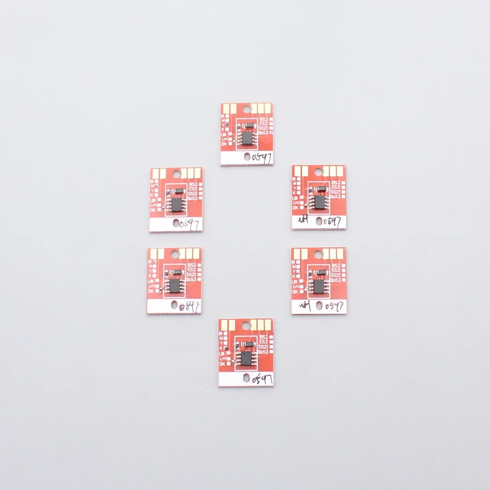 8pcs/set chip for LH 100 spc 0597 for mimaki UJF 3042 UJF 6042 BK C M Y WH*2 Clear spc 0732-Primer chip