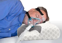 최고의 휴식 메모리 폼 CPAP 베개 목 경추 베개, 통증 완화 수면 메모리 폼 목 지원 베개