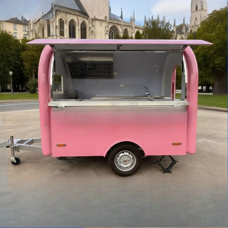 Entrepreneurship Stall Car Cart Small Cart Outdoor Mobile Multifunctional Snack Cart Fried Skewers BBQ Night Market