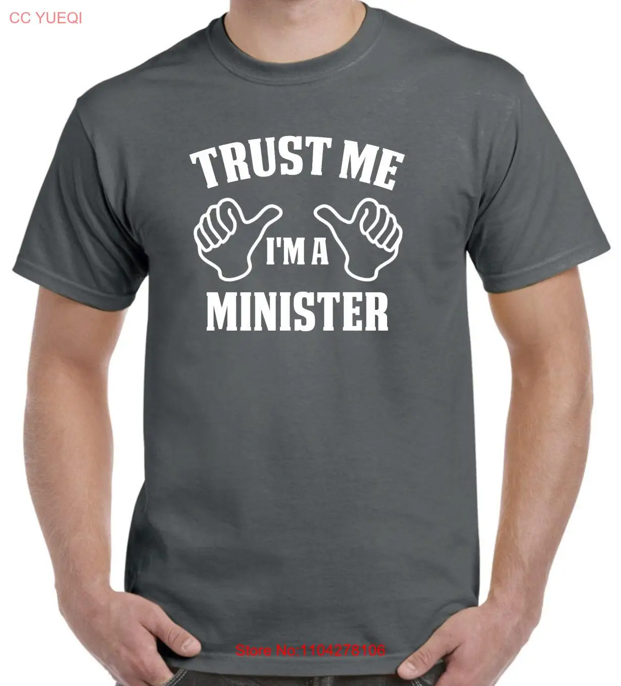 

Футболка Minister Trust Me I'm A Wedding с длинными или короткими рукавами