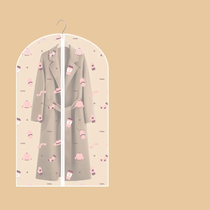 Capa Dustproof e Dustproof Suit, Casaco Transparente, Roupas Domésticas, Saco de Buggy, Roupas Penduradas