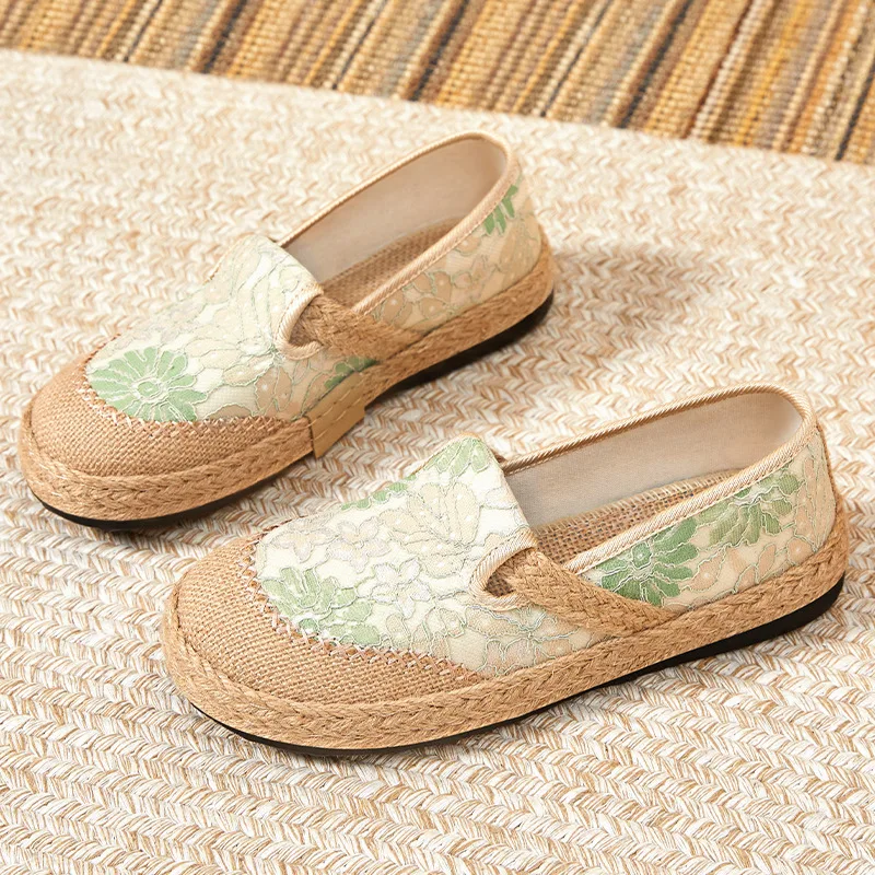 

2025 spring new China ancient style ethnic style women's shoes breathable casual shoes