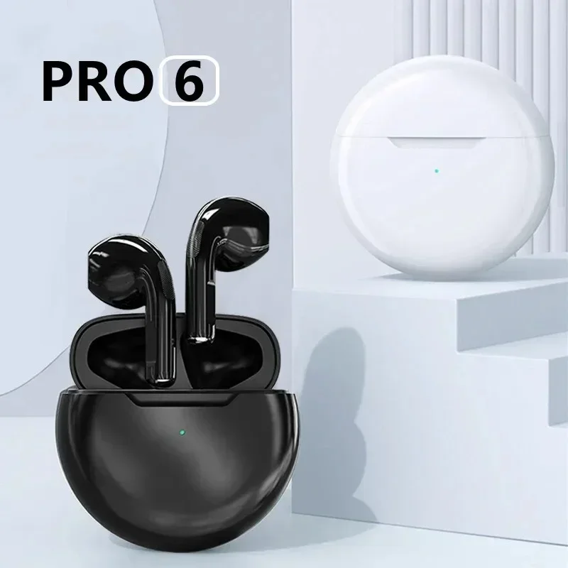 Air Pro 6 TWS Wireless Headphones with Mic Fone Bluetooth Earphones Sport Running Headset for Apple iPhone Xiaomi Pro6 Earbuds