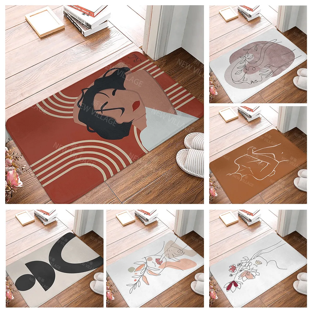 

House entrance carpet morandi Home doormat entrance Room Bath mat Foot mat bathroom non-slip mat Kitchen water absorption mat