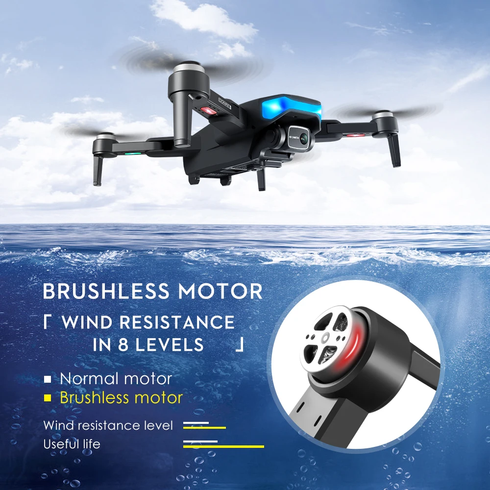 LS38 Drone 4K Professional Aerial Photography 5G GPS RC Helicopter Brushless Motor Foldable Quadcopter rc Distance 1km Toys