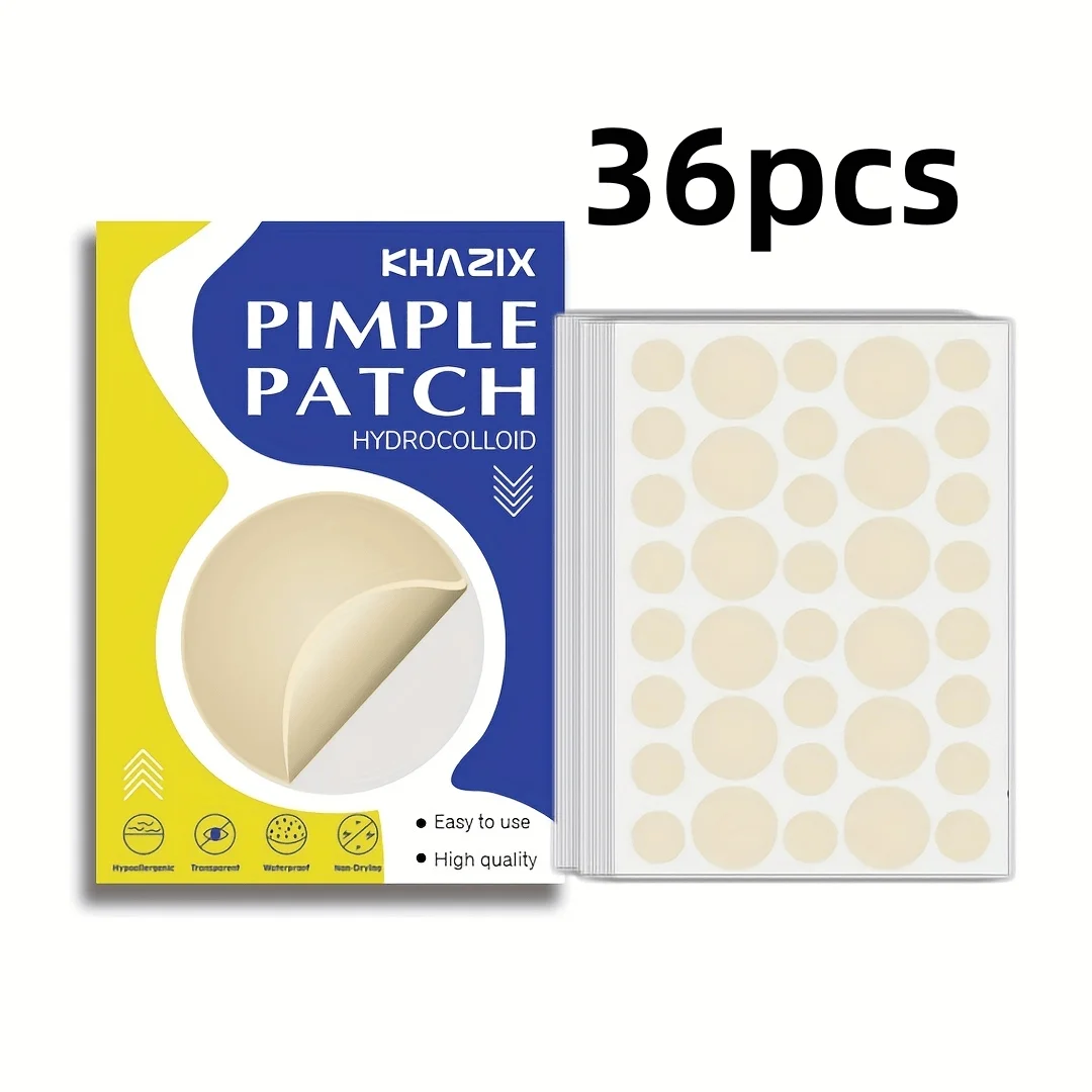 36/40 unidades de remendos hidrocolóides para acne – absorvem pus e óleo, reduzem o vermelhidão, ajuste invisível para uso durante todo o dia