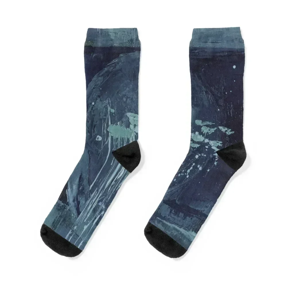 blue abstract Socks anime floor Argentina Thermal man winter Man Socks Women's