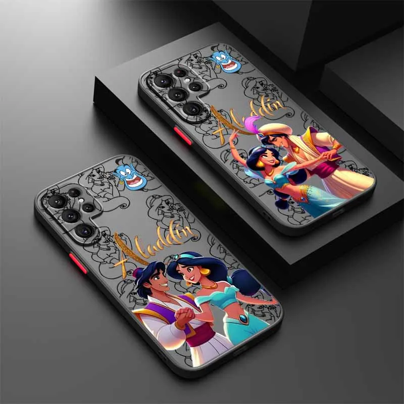 ديزني علاء الدين لطيف آيفون 17 17Air 16E 16 15 14 13 12 11 ميني برو ماكس زائد متجمد شفافة جراب هاتف #3