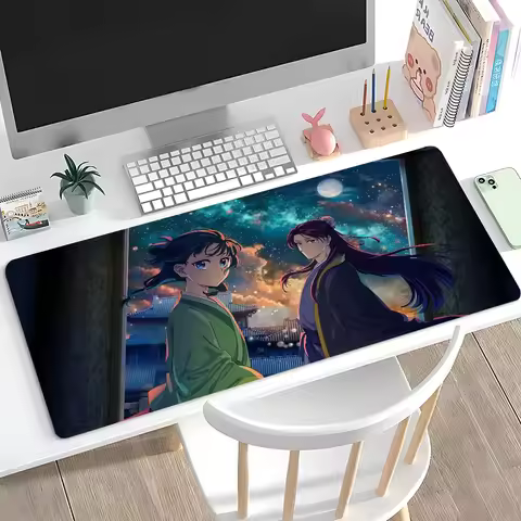 Anime The Apothecary Diaries Maomao Mousepad Large Anti-Slip Mouse Pad Stitched Edges Mat Desk Laptop Gaming​ Keyboard Pad XXL