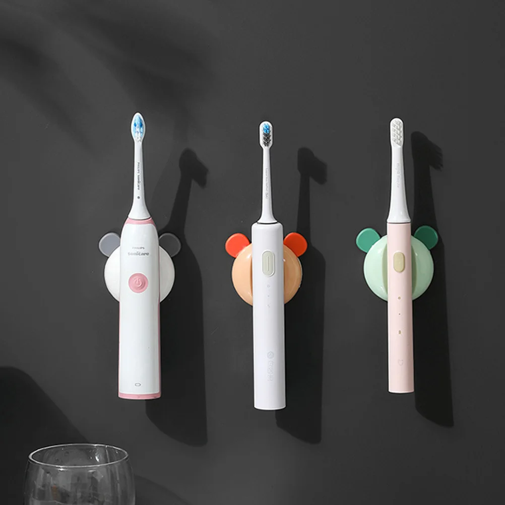 

4 Pcs Magnetic Toothbrush Rack Adsorption Travel Business Electric Holder Storage Shelf Healthy Sanitary Materials