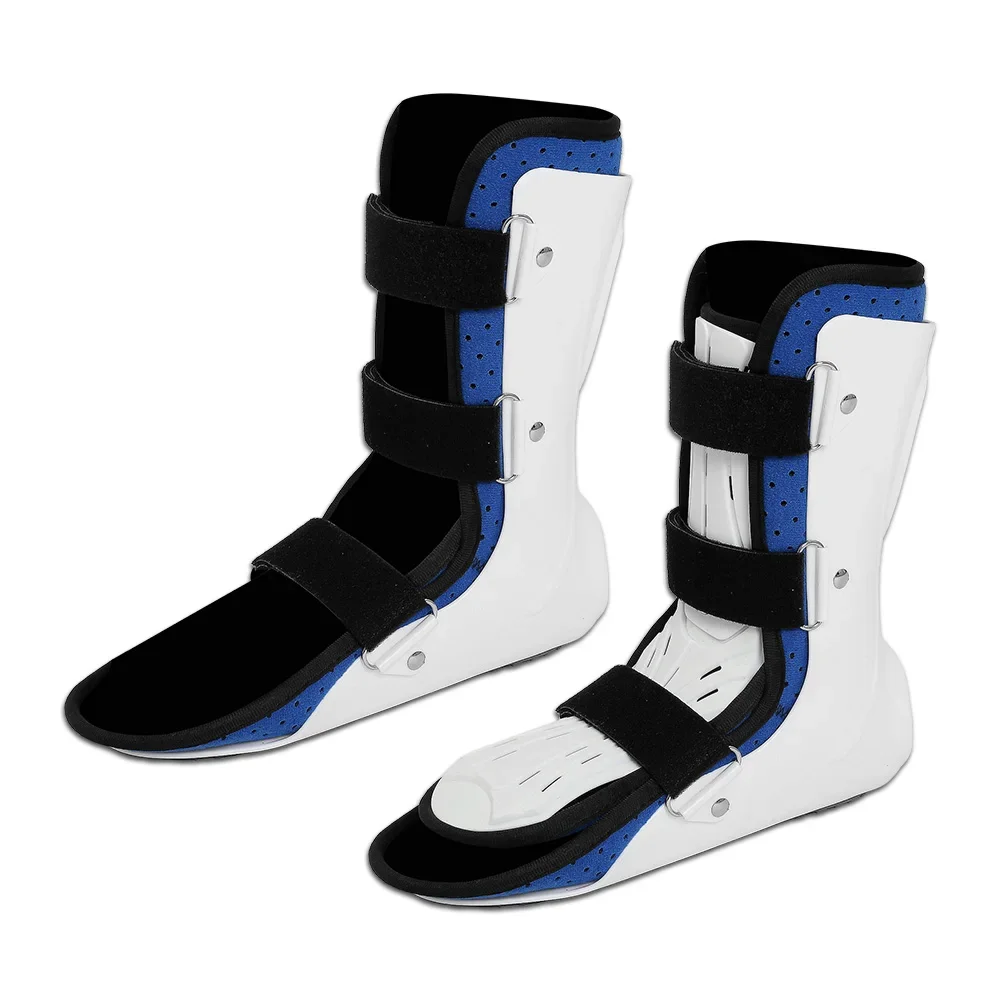 Attelle de cheville pour fracture de marche, bottes, Correction de plaque osseuse, récupération, Support de pieds respirant, attelle de pied, immobilisateur de jambe, 1 pièce