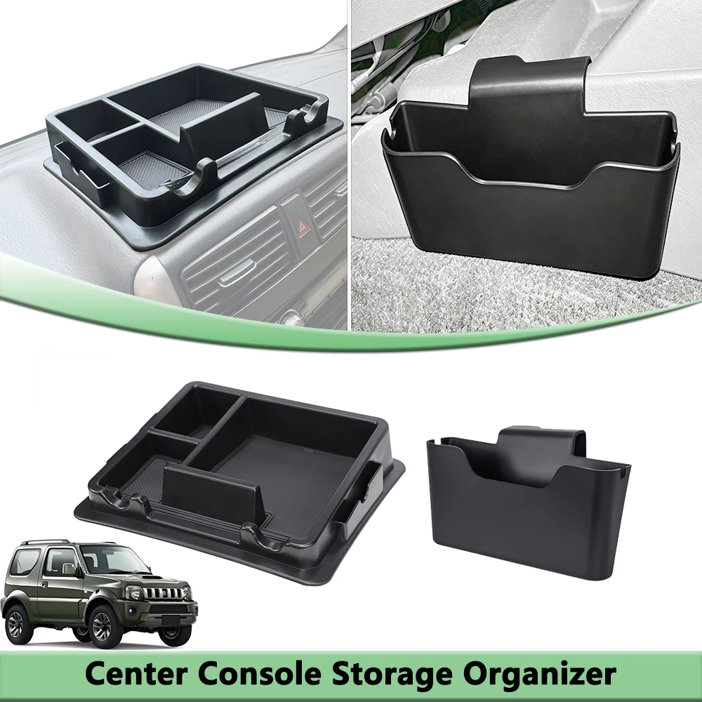 Dashboard Phone Holder Tray Gear Shift Storage Box For Suzuki Jimny JB43 Manual Trans 2007-2017 Interior Organizer Accessories