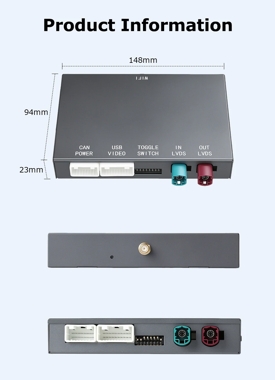 Kabellose CarPlay-Schnittstelle für BMW NBT CIC System 12345 Serie X1 X3 X4 X5 F20 F21 F30 F31 F34 F10 F48 F25 F26 F15 F60 F10 E84 – Detail 23