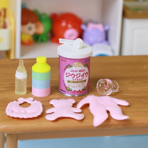 Миниатюрные бутылочки для кукол OB11 Snoedoll