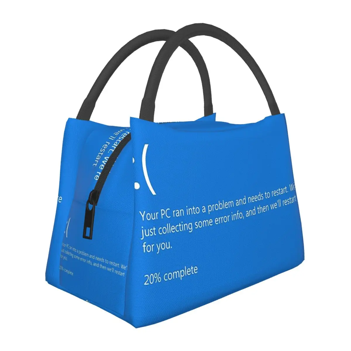 

Blue Screen Of Death NEW Insulated Lunch Bag for Women Picnic Storage Food Boxes Container Cooler Thermal Lunch Box Tote