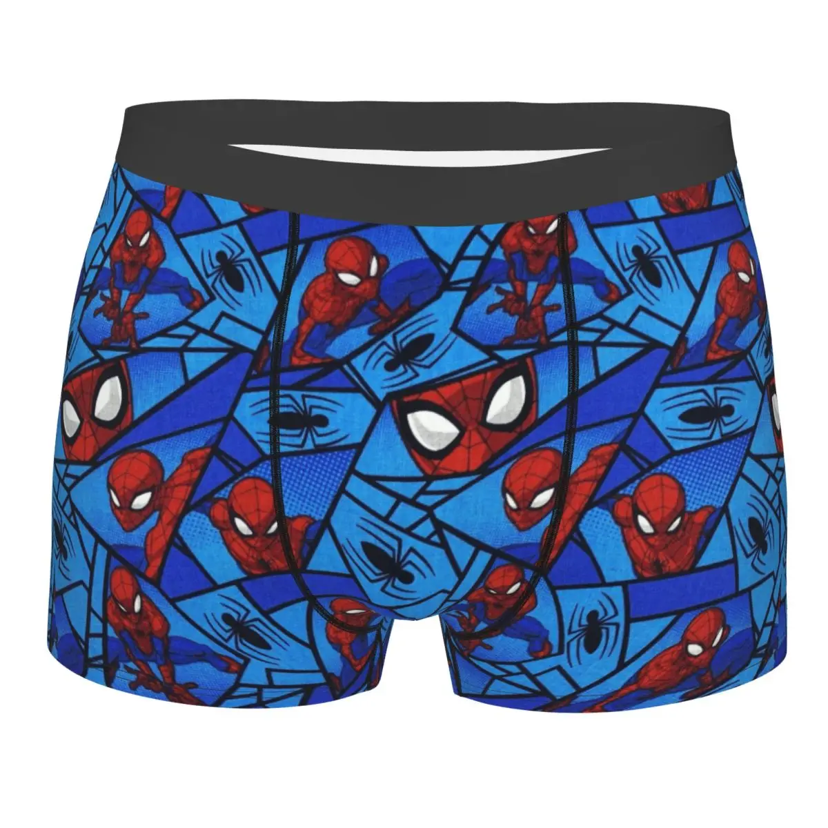 

Spider-Man Anime Men's Underwear Disney Boxer Briefs Shorts Panties Funny Polyester Underpants for Homme S-XXL