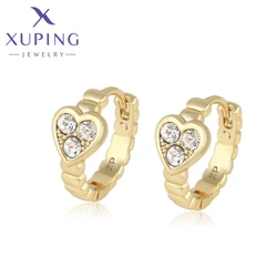 Xuping Jewelry Fashionable Exquisite Light Gold Color Earrings for Women Party Gifts X000827554