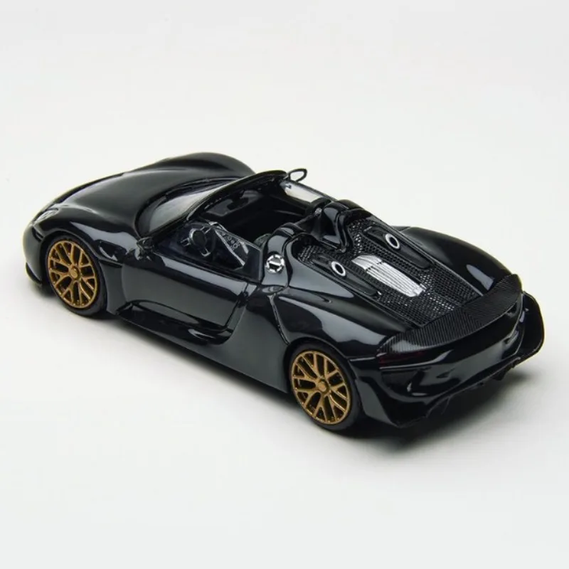 TM Diecast 1/64 مقياس بورش سبيكة نموذج سيارات بورش 918 اللعب مع الصندوق الأصلي لعبة سيارات لعبة
